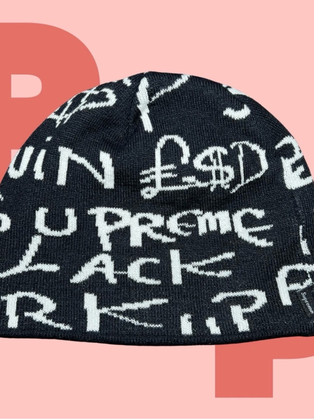 Supreme Black Ark Beanie